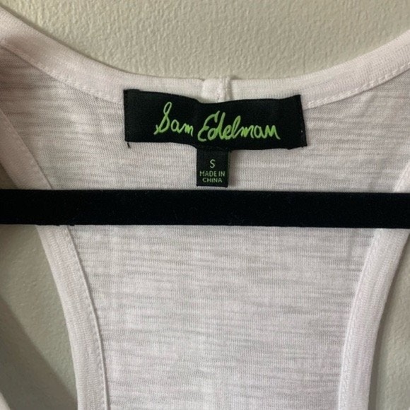 Sam Edelman White & Blue Tank Top - Picture 6 of 7